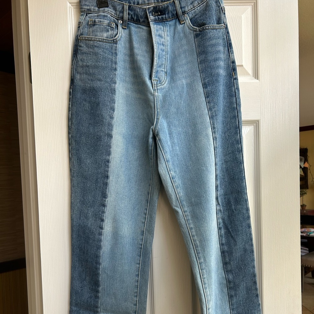 Pacsun Straight Leg Two-Tone Jeans size 28